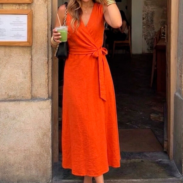 Vestido naranja Noémie